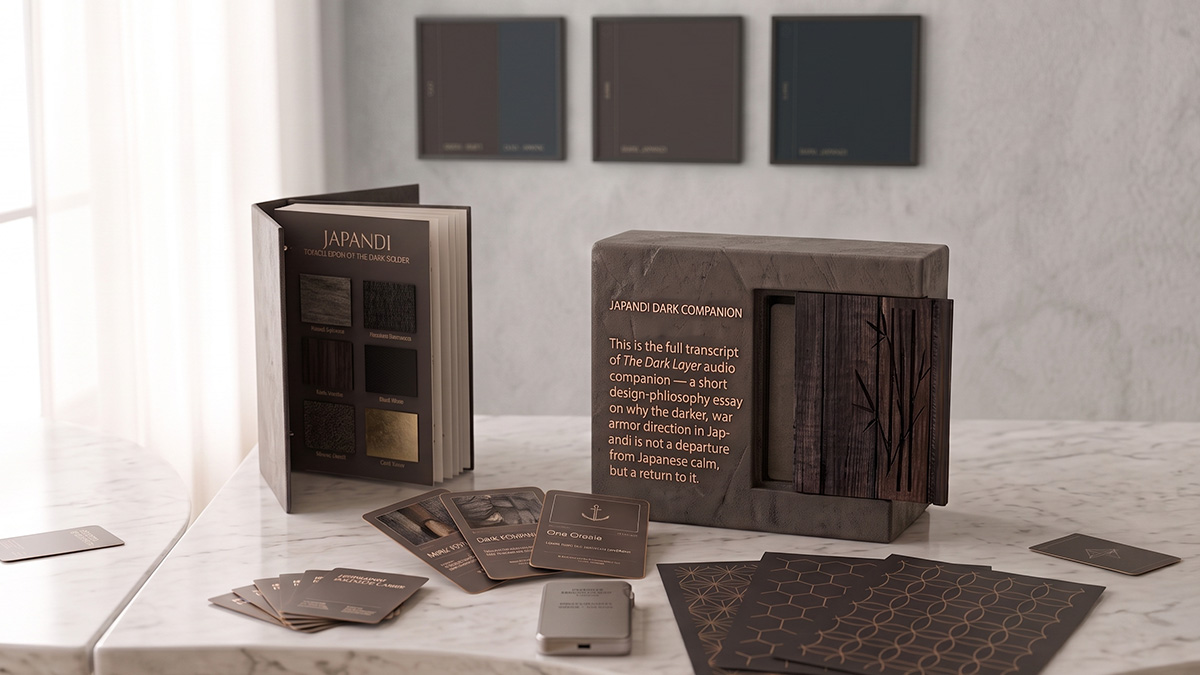 The Layer — Japandi Dark bundle preview